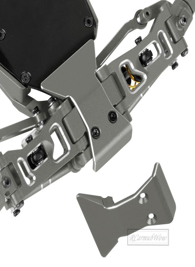 RCarmubWow RC Upgrades Part for 1/24 Micro-B,1/28 Micro-T,Driveshafts w/Wheel Hex,Shock Absorber,Turnbuckles,Steering,Front Bulkhead & Bumper,Titanium - Image 5